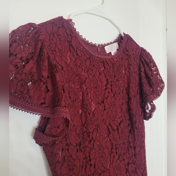 Rachel Parcell burgundy lace dress - Picture 5 of 5